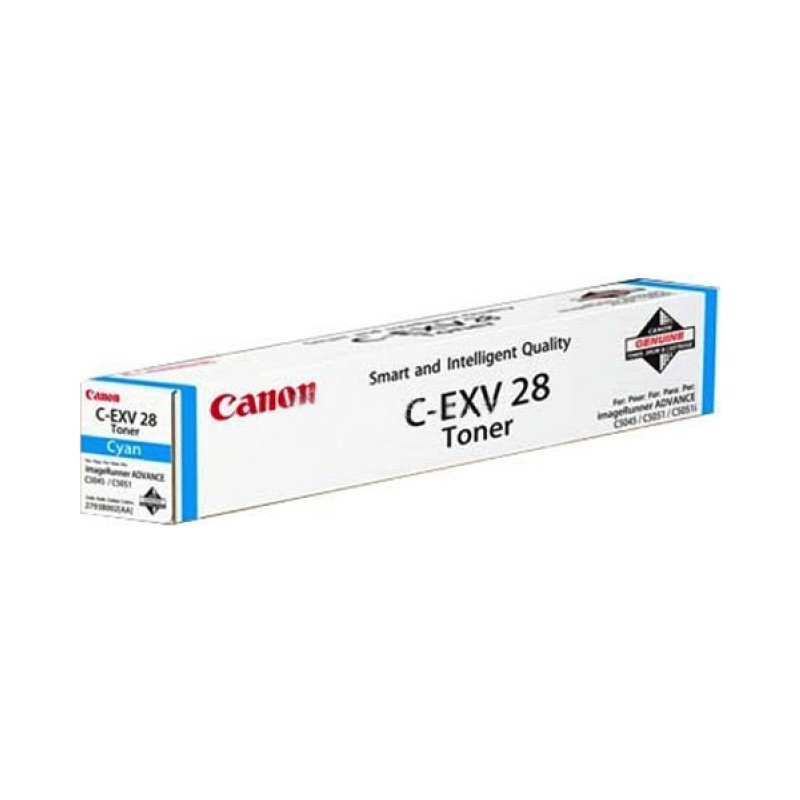 Toner Original Canon Cyan, EXV28C, pentru IR C5045|IR C5045I|IR C5051|IR C5051I, 38K,NOPP, "CF2793B002AA"