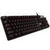 LOGITECH G413 Mechanical Gaming Keyboard - CARBON - US INTL - USB - INTNL - RED LED "920-008310" (timbru verde 0.8 lei)