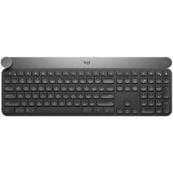 LOGITECH Wireless Keyboard CRAFT with creative input dial - BT - INTNL - US International layout "920-008504" (timbru verde 0.8 