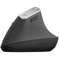 MOUSE LOGITECH, "MX", PC sau NB, wireless, 2.4GHz, optic, nespecificat, butoane/scroll 6/1, ergonomic, negru, "910-005448" (timb