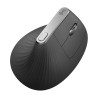 MOUSE LOGITECH, "MX", PC sau NB, wireless, 2.4GHz, optic, nespecificat, butoane/scroll 6/1, ergonomic, negru, "910-005448" (timb
