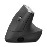 MOUSE LOGITECH, "MX", PC sau NB, wireless, 2.4GHz, optic, nespecificat, butoane/scroll 6/1, ergonomic, negru, "910-005448" (timb