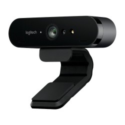 CAMERA  web LOGITECH BRIO, 4K UHD rez 3840 x 2160, USB 3.0, microfon, negru, "960-001194" (timbru verde 0.18 lei)