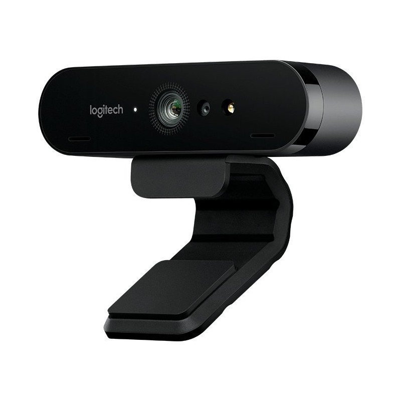 CAMERA  web LOGITECH BRIO, 4K UHD rez 3840 x 2160, USB 3.0, microfon, negru, "960-001194" (timbru verde 0.18 lei)