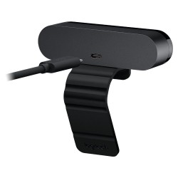 CAMERA  web LOGITECH BRIO, 4K UHD rez 3840 x 2160, USB 3.0, microfon, negru, "960-001194" (timbru verde 0.18 lei)