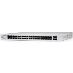 SWITCH PoE UBIQUITI, "UNIFI SWITCH 8"port Gigabit x 48, SFP SFP+ x 4, managed, rackabil, carcasa metalica, "US-48-500W" (timbru 