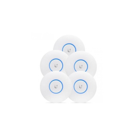 ACCESS Point Ubiquiti wireless interior 1300 Mbps, port 10/100/1000 x 2, antena interna x 2, PoE, 2.4 - 5 GHz, "UAP-AC-PRO-5"  (