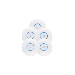 ACCESS Point Ubiquiti wireless interior 1300 Mbps, port 10/100/1000 x 2, antena interna x 2, PoE, 2.4 - 5 GHz, "UAP-AC-PRO-5"  (