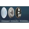 ACCESS Point Ubiquiti wireless exterior 1733 Mbps, port 10/100/1000 x 2, antena interna x 2, PoE, 2.4 - 5 GHz, "UAP-AC-SHD"  (ti