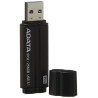 MEMORIE USB 3.1 ADATA 256 GB, cu capac, carcasa aluminiu, negru, "AS102P-256G-RGY" (timbru verde 0.03 lei)