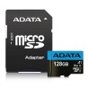 CARD MicroSD ADATA, 128 GB, MicroSDXC, clasa 10, standard UHS-I U1, "AUSDX128GUICL10A1-RA1" (timbru verde 0.03 lei)