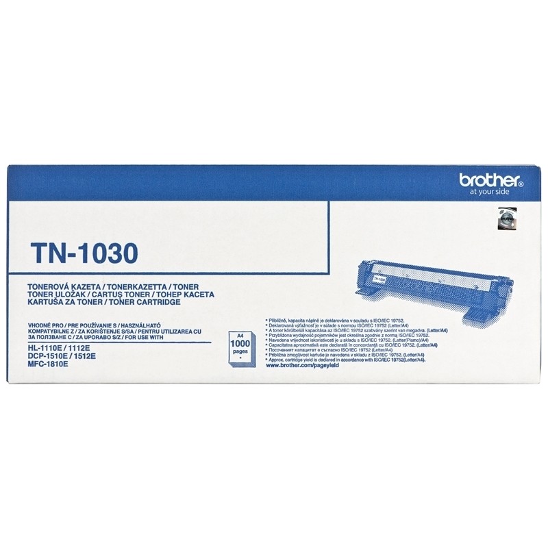 Toner Original Brother Black, TN1030, pentru HL-1110|1112|1210|1212|DCP-1510|1512|1610|MFC-1810|1910, 1K,"TN1030"
