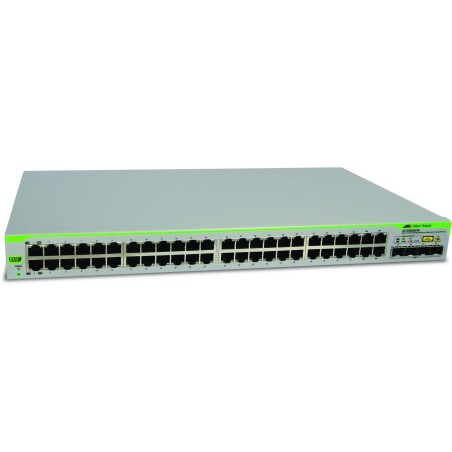 SWITCH ALLIED TELESIS, GS950/48, 10/100 x 48, SFP x 4, managed, rackabil, carcasa metalica, "AT-GS950/48-50" (timbru verde 2 lei