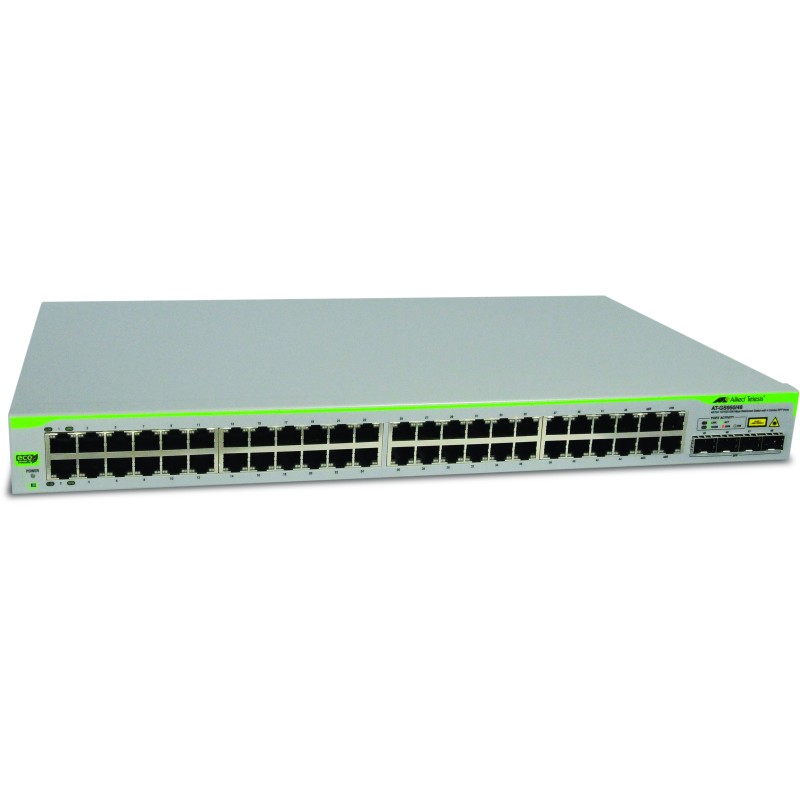 SWITCH ALLIED TELESIS, GS950/48, 10/100 x 48, SFP x 4, managed, rackabil, carcasa metalica, "AT-GS950/48-50" (timbru verde 2 lei