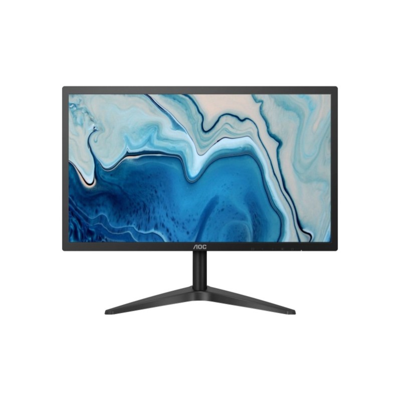 MONITOR AOC 21.5", home, office, IPS, Full HD (1920 x 1080), Wide, 250 cd/mp, 5 ms, VGA, HDMI, "22B1HS" (timbru verde 7 lei)