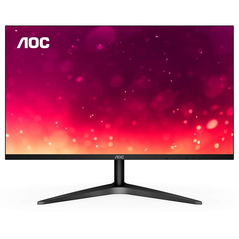 MONITOR AOC 27", home, office, IPS, Full HD (1920 x 1080), Wide, 250 cd/mp, 7 ms, VGA, DVI, HDMI, "27B1H" (timbru verde 7 lei)