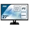 MONITOR AOC 27", home, office, IPS, Full HD (1920 x 1080), Wide, 250 cd/mp, 5 ms, VGA, HDMI, "27E1H" (timbru verde 7 lei)