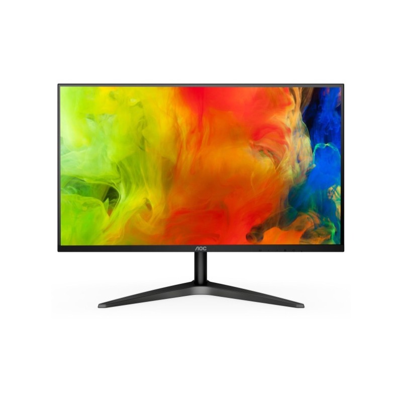 MONITOR AOC 23.8", home, office, IPS, Full HD (1920 x 1080), Wide, 250 cd/mp, 7 ms, VGA, HDMI, "24B1XHS" (timbru verde 7 lei)
