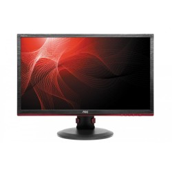 MONITOR AOC 23.6" gaming, TN, Full HD (1920 x 1080), Wide, 350 cd/mp, 1 ms, VGA, DVI, HDMI, DisplayPort, "G2460PF" (timbru verde