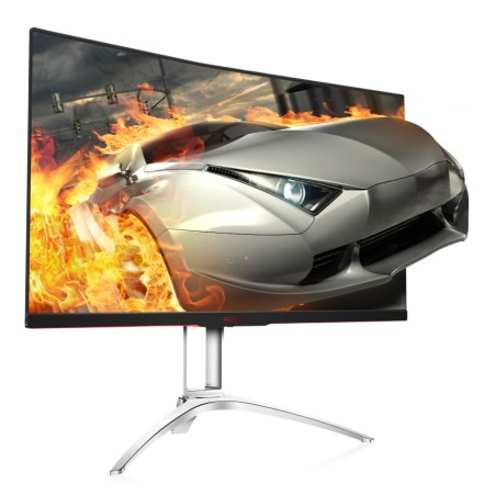 MONITOR AOC 27" gaming, MVA, Full HD (1920 x 1080), Wide, curbat, 250 cd/mp, 1 ms, VGA, HDMI x 2, DisplayPort, "AG272FCX6" (timb