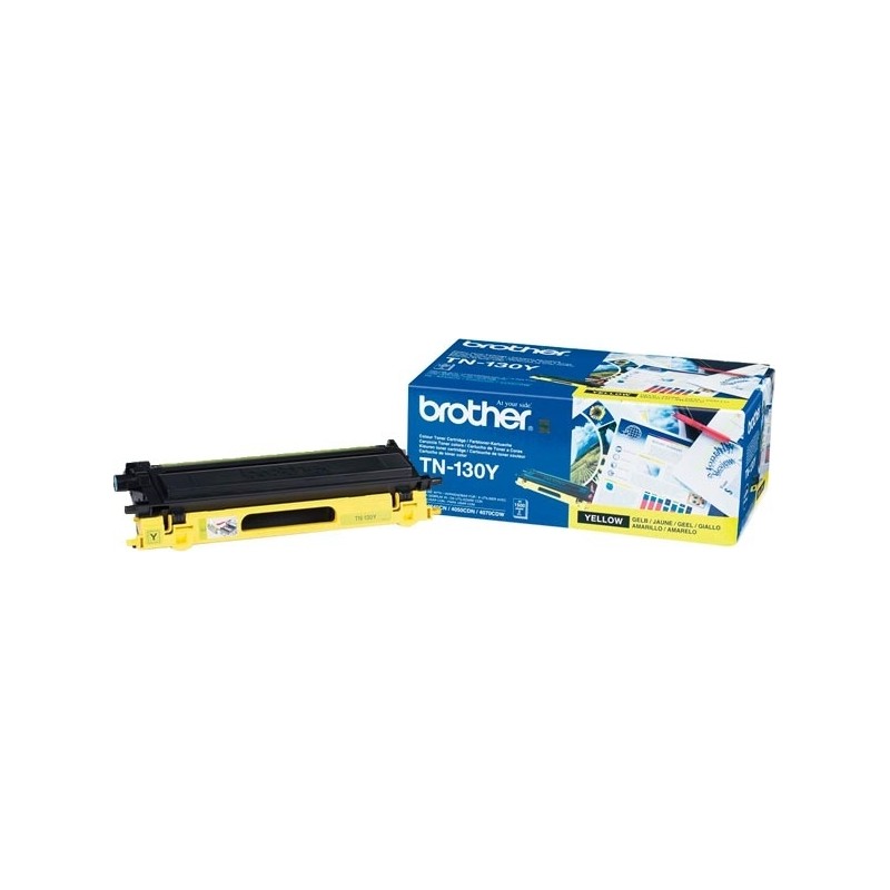 Toner Original Brother Yellow, TN130Y, pentru MFC-9440|9450|9840|9040|HL-4070|4040|4050, 1.5K,"TN130Y"