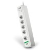 PRELUNGITOR APC, Schuko x 5, conectare prin Schuko (T), RJ-11 x 2, cablu 1.8 m, 10 A, protectie supratensiune, protectie telefon