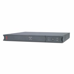 UPS APC, "Smart-UPS", Line Int. cu management, tower, rack, 450VA/280W, AVR, IEC x 4, 1 x baterie RBC18, display LCD, back-up 11