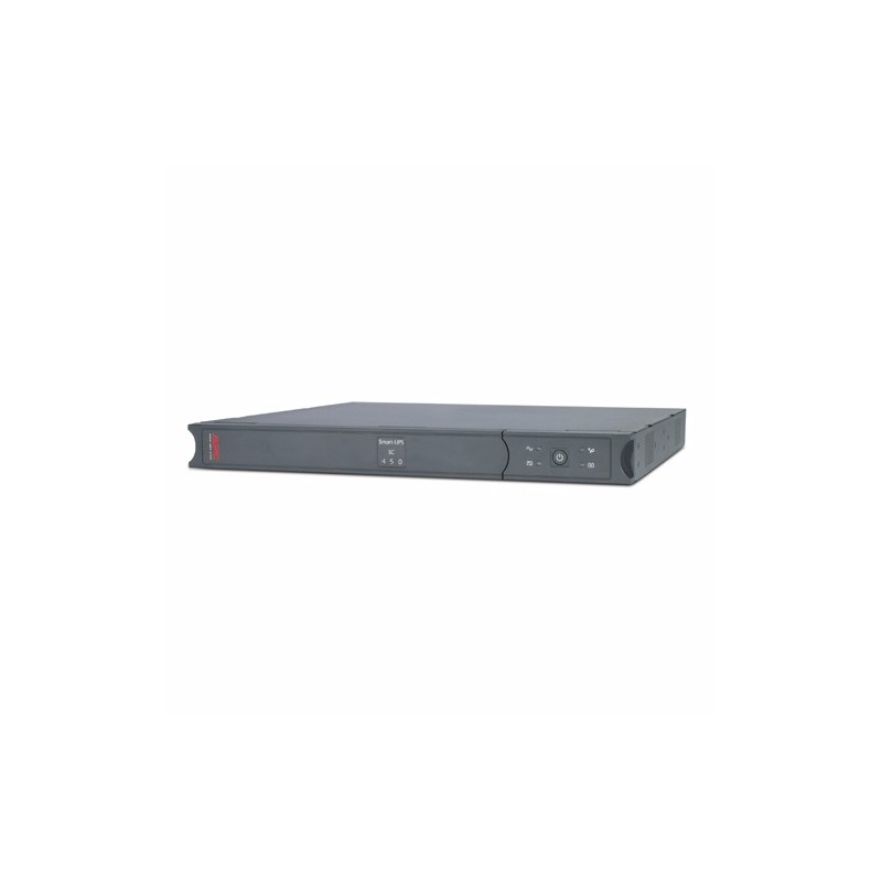 UPS APC, "Smart-UPS", Line Int. cu management, tower, rack, 450VA/280W, AVR, IEC x 4, 1 x baterie RBC18, display LCD, back-up 11