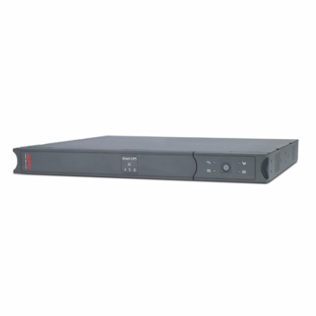UPS APC, "Smart-UPS", Line Int. cu management, tower, rack, 450VA/280W, AVR, IEC x 4, 1 x baterie RBC18, display LCD, back-up 11