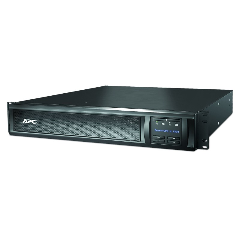 UPS APC, "Smart-UPS X", Line Int. sin pura mgmt, tower, rack, 1500VA / 1200W , AVR, IEC x 8, 1 x baterie APCRBC115, display LCD,