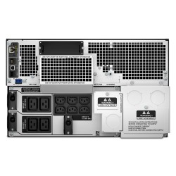 UPS APC, "Smart-UPS SRT", Online cu sinusoida pura, rack, 10000VA/10000W, AVR, IEC x 10, 1 x baterie APCRBC140, display LCD, bac
