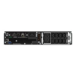 UPS APC, "Smart-UPS SRT", Online cu sinusoida pura, rack, 3000VA/2700W, AVR, IEC x 10, 1 x baterie APCRBC152, display LCD, back-