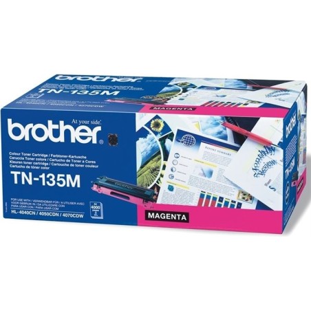 Toner Original Brother Magenta, TN135M, pentru MFC-9440|9450|9840|9040|HL-4070|4040|4050, 4K,"TN135M"