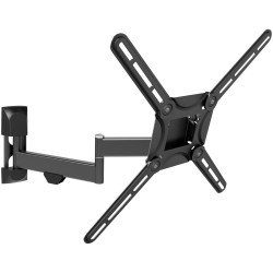 SUPORT de perete BARKAN, pt 1 TV/monitor plat, curbat, diag. max 56 inch, orizontala, inclinare, max 25 Kg, "3420.B"