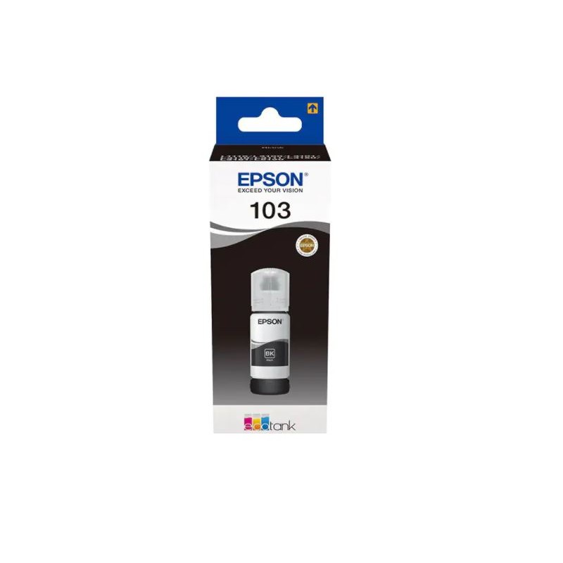 Cartus Cerneala Original Epson Black, nr.103, pentru L1110|L3110|L3110|L3150|L3151|L3156|L3160|L5190|L3210|L3250|L3260, 65ml, in