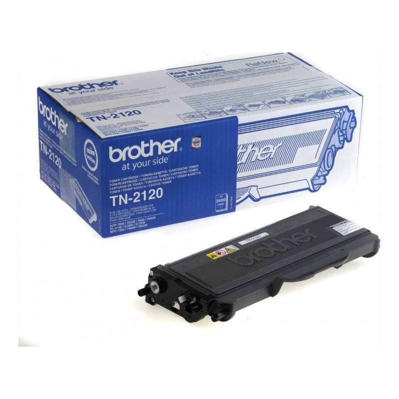 Toner Original Brother Black, TN2120, pentru HL-2140|2150|2170|DCP-7030|7040|7045|MFC-7320|7440|7840, 2.6K,"TN2120"
