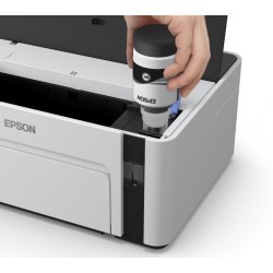 Imprimanta Inkjet CISS Mono Epson M1120, A4, Functii: Impr., Viteza de Printare Monocrom: 32 ppm, Conectiv:USB|Retea, Duplex:nu,