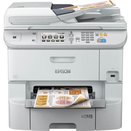Multifunctional Inkjet Color Epson WF-6590DWF, A4, Functii:Impr|Scan|Cop|Fax,Viteza Print Mono:24 ppm,Viteza Print color:24 ppm,