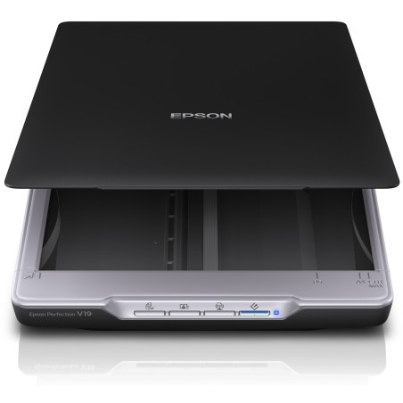 SCANNER  EPSON Perfection V19,A4,flatbed, rez. op 4800x9600dpi, senzor CIS, software:Epson Copy Utility,Epson Document Capture P