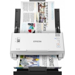 SCANNER  EPSON DS-410, A4, tip sheetfed, viteza scanare: 52 ipm alb-negru si color, rez. optica 600x600dpi, ADF Single Pass 50 p