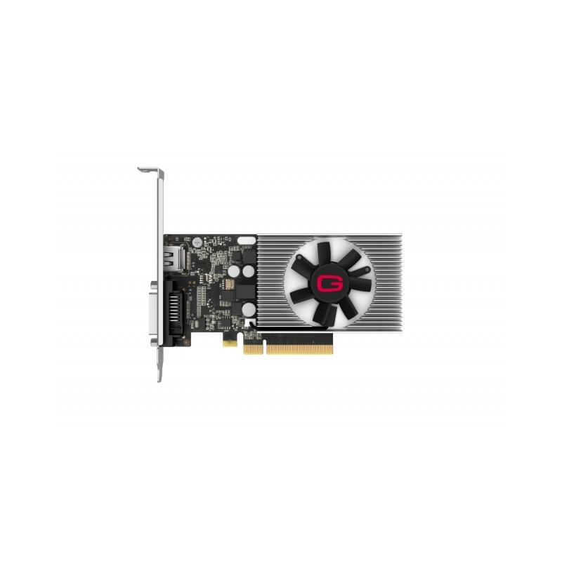 PLACA VIDEO GAINWARD NVIDIA GeForce GT 1030, 2 GB GDDR4 64 biti, PCI Express 3.0 x 8, HDMI, DVI, sistem racire aer activ, "42601