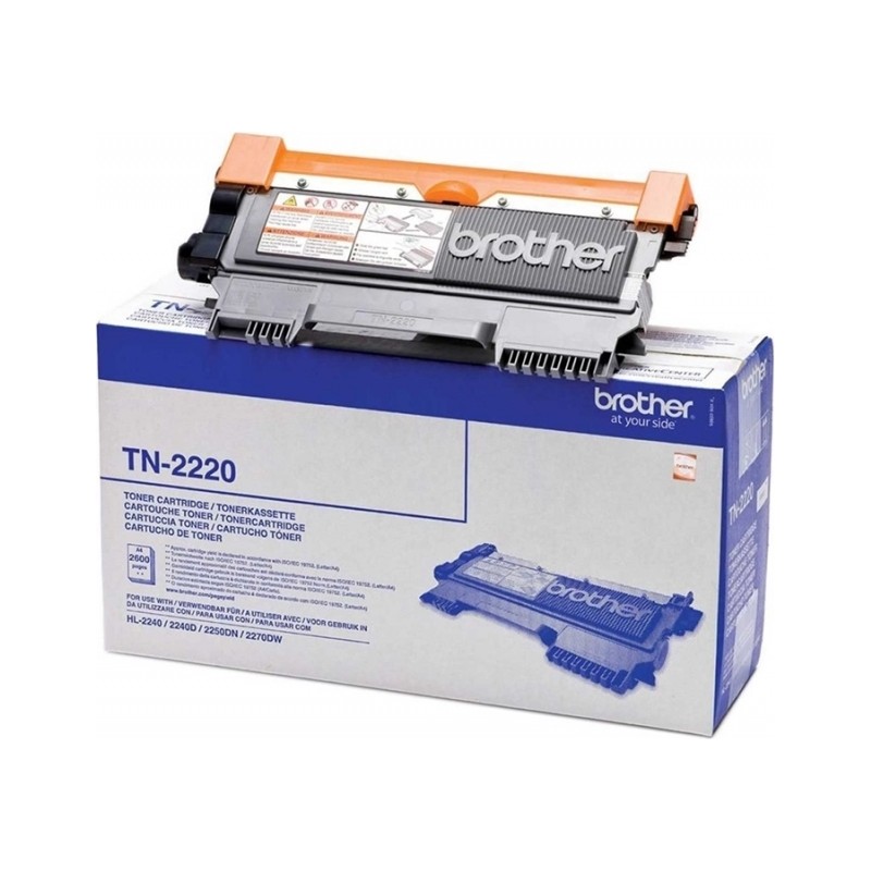 Toner Original Brother Black, TN2220, pentru HL-2240|2250|DCP-7060|7065|7070|MFC-7360|7460|Fax-2845, 2.6K,"TN2220"
