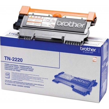 Toner Original Brother Black, TN2220, pentru HL-2240|2250|DCP-7060|7065|7070|MFC-7360|7460|Fax-2845, 2.6K,"TN2220"