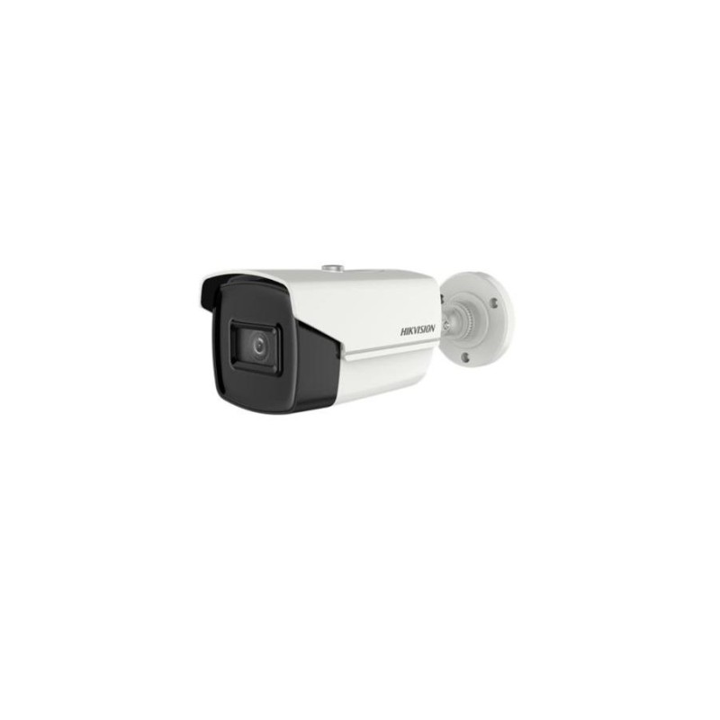 CAMERA supraveghere HIKVISION bullet, pt. exterior, dist. IR 60 m, lentila fixa 2.8 mm, 8.29 Mpx, cu fir, carcasa metal, "DS-2CE