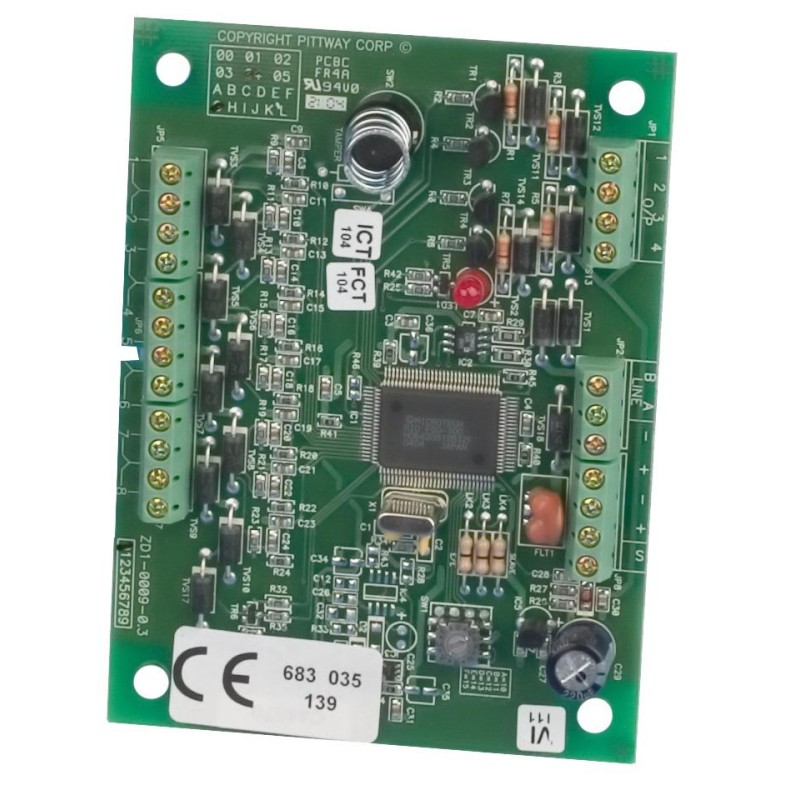 MODUL extindere alarma HONEYWELL, Galaxy Rio PCB, 8 zone, compatibil Galaxy clasic, G3, GD, Flex,  "A158-B" (timbru verde 0.8 le