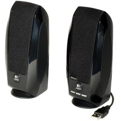BOXE LOGITECH 2.0, RMS:  1.2W (2 x 0.6W), black, USB power, "S150" "980-000029"  (timbru verde 2.00 lei)