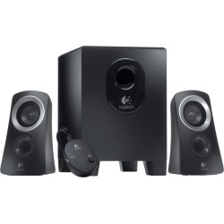 BOXE LOGITECH 2.1, RMS:  25W (2 x 5W, 15W), telecomanda pe fir, black, "Z313" "980-000413" (timbru verde 2.00 lei)