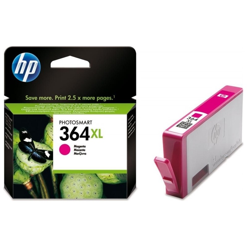 Cartus Cerneala Original HP Magenta, nr.364XL, pentru PhotoSmart 7510|C5380|6380|D5460|7560, , (timbru verde 0.15 lei), "CB324EE