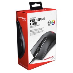 MOUSE KINGSTON, "Pulsefire Core", gaming, cu fir, USB, optic, 6200 dpi, butoane/scroll 7/1, iluminare, butoane programabile, neg