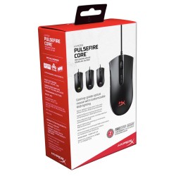 MOUSE KINGSTON, "Pulsefire Core", gaming, cu fir, USB, optic, 6200 dpi, butoane/scroll 7/1, iluminare, butoane programabile, neg